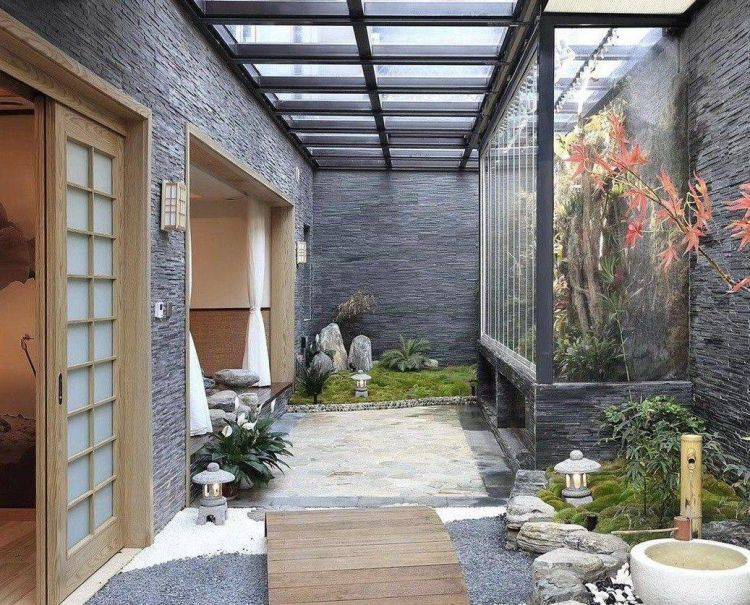 三套下沉式庭院花園裝修效果圖設計案例欣賞
